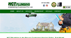 Desktop Screenshot of nctplumbing.com